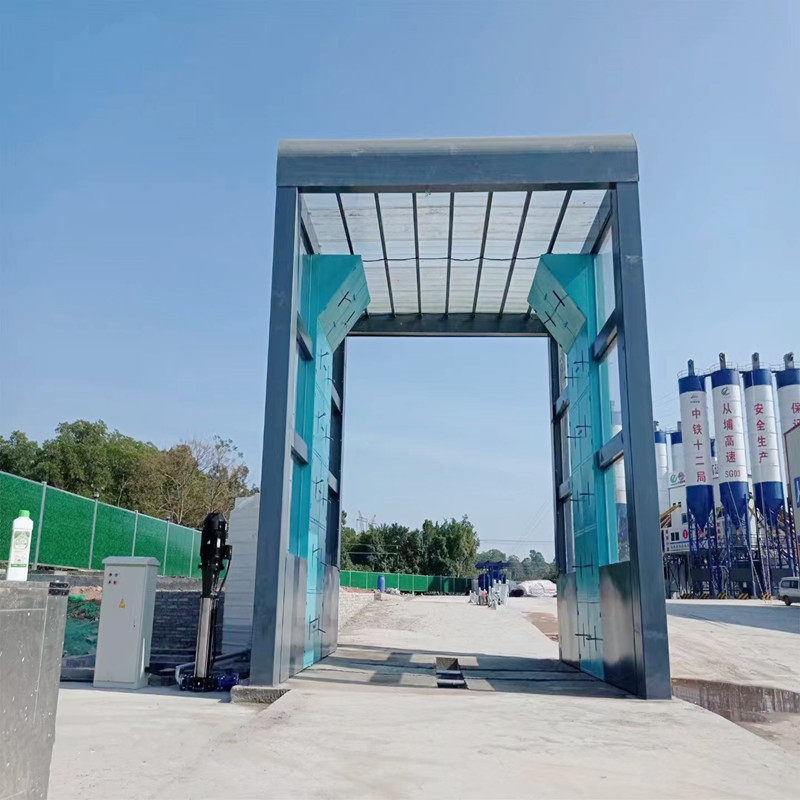 工地渣土车洗轮机厂家 龙门式工程洗车机 煤矿冲洗平台设备