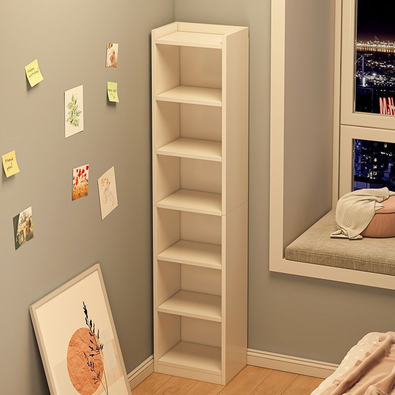 Small Bookshelf for Narrow Spaces, Simple Home Storage, Standalone Shelf, Bedroom Storage Cabinet, Corner Shelf for Dormitory, Wall Shelf
