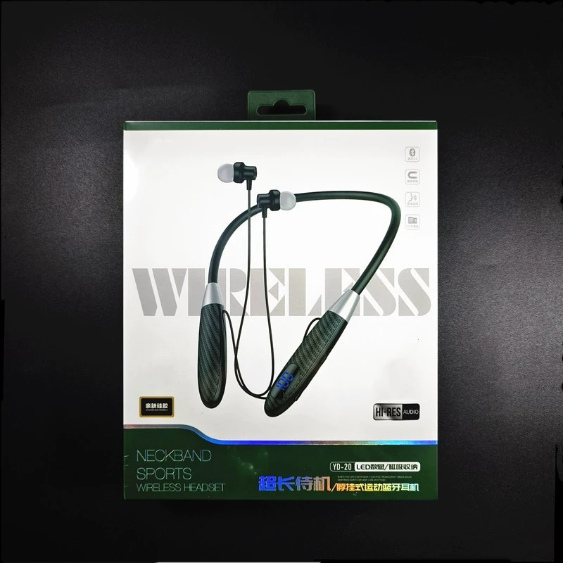 Беспроводная Bluetooth-гарнитура In-Ear с длительным временем ожидания Bluetooth-шея Беспроводная Bluetooth в наличии оптом