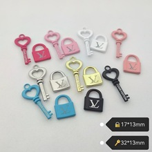 驴家钥匙锁扣镭射经典百搭挂件吊坠链条挂件发圈配件32*13MM17*13