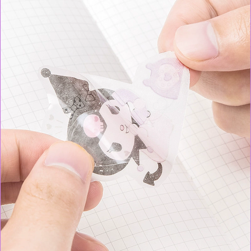 KT86510 подлинный Sanrio холодная вырезка наклейка мультяшный Kulomi ручной работы DIY материал золотая фольга