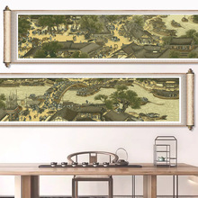 十字绣厂家抖音快手小红书一件代发2025新款线绣大幅画清明上河图