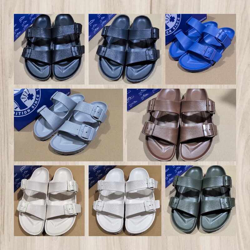 New Summer EVA Double-breasted Sandals and Slippers for Lovers Wear Spring and Summer Casual Non-slip Waterproof Beach Slippers