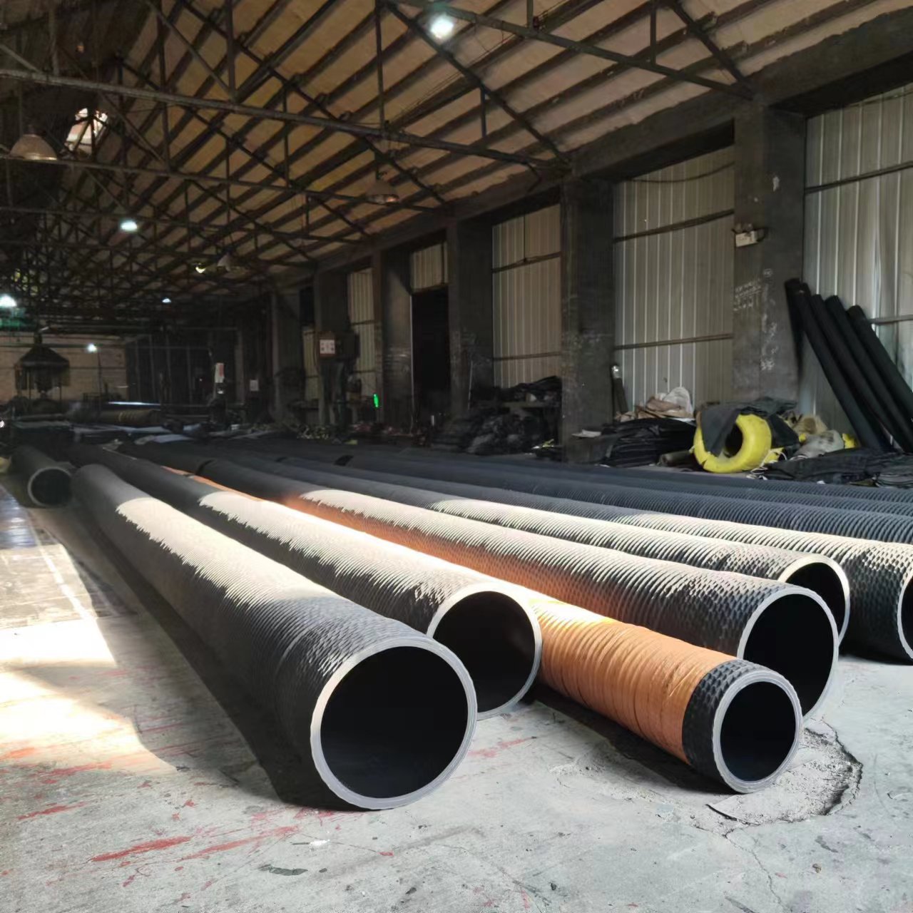 河道清淤 防洪抗旱大口径钢丝吸排水钢丝管 耐磨大流量吸引钢丝管