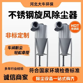 沙克龙旋风除尘器不锈钢碳钢旋风分离器集尘器工业粉尘木工收集器
