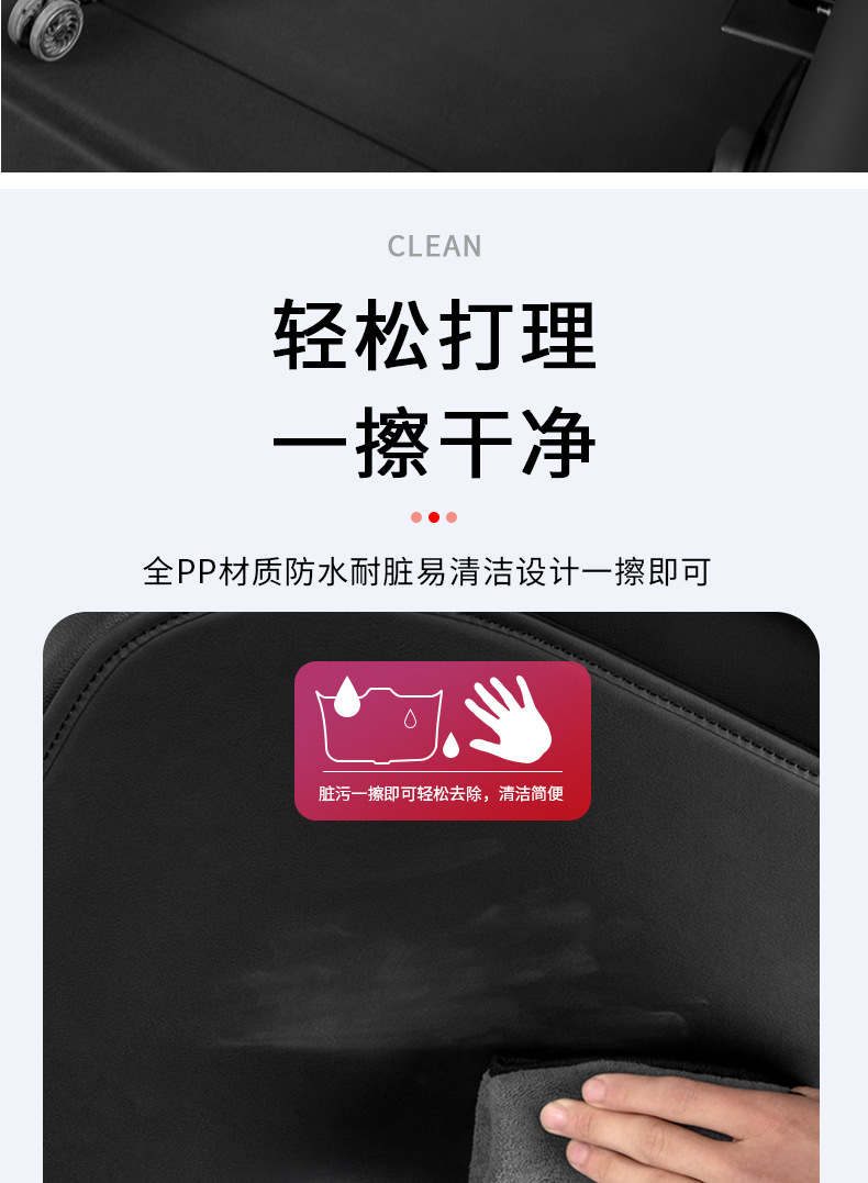 Suitable for Modern Kustu Trunk Protective Pad Car Interior Modification Parts Tailgate Anti-Kick Pad Rear Trunk Protection