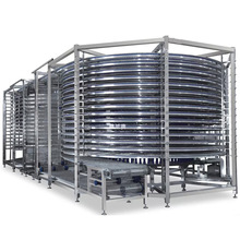 不锈钢螺旋塔 食品烘干冷却海鲜速冻多层塔 面包醒发贪凉输送塔