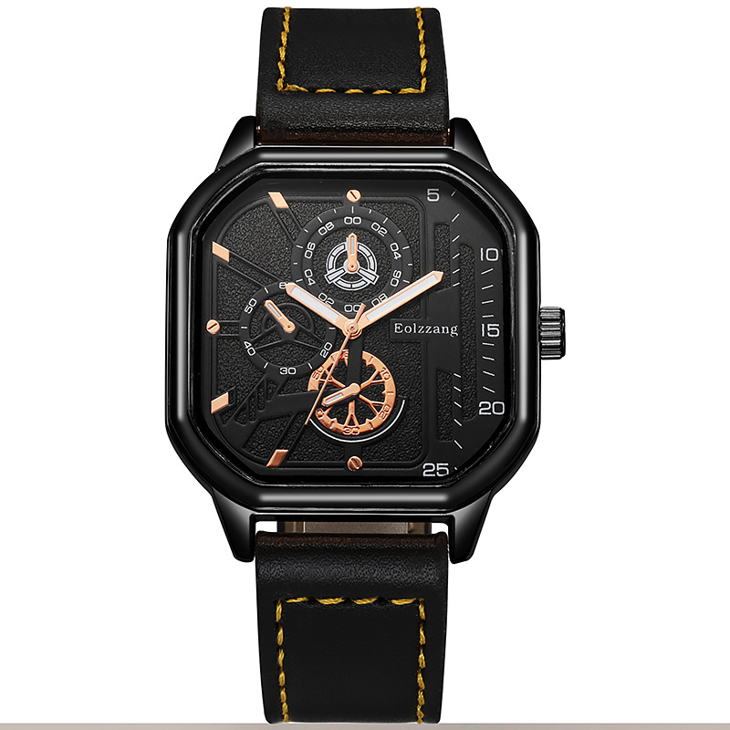 Fashion Number Buckle Quartz Men's Watches display picture 8