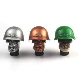 跨境爆款魔鬼士兵骷髅头排挡头 /骷髅头手动排挡头/汽车改装档把