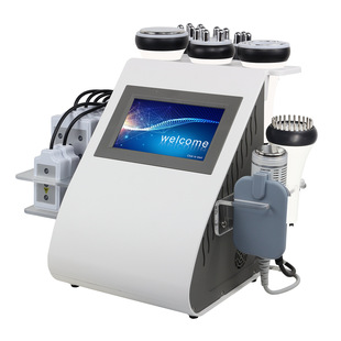 Six-In-One 40K Ultrasonic Slimming Instrument Laser Plate Shaping Fat Reduction Instrument Vacuum Negative Pressure Scraping Beauty Instrument