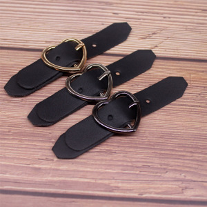 2pcs Love metal buckle for the belt dress trench coat to buckle skirt dress decoration buckle cuff overcoat bags wholesale decorative buttons