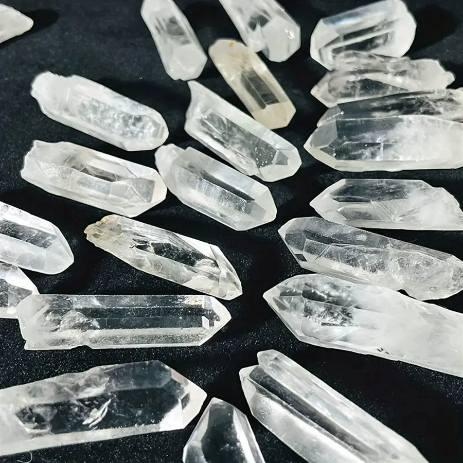 White white crystal, natural ore for pillar, magnetic single crystal, Birthday gift