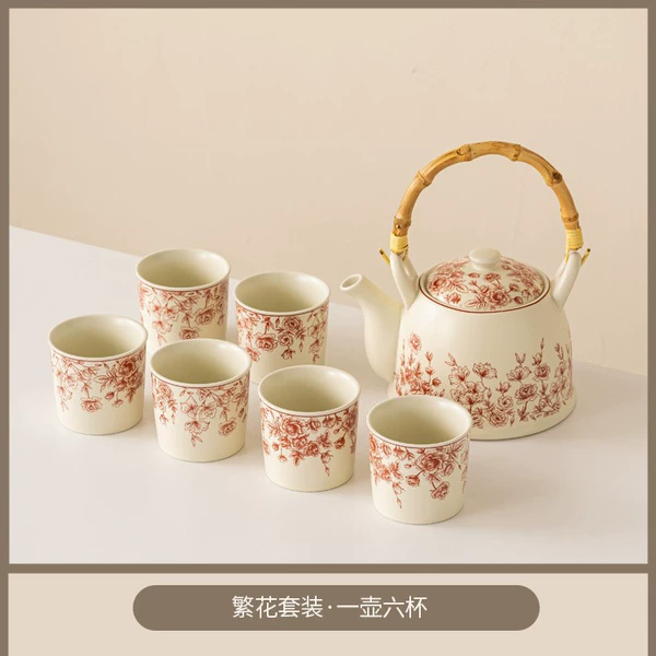 Romantic Sea of Flowers_One Pot and Six Cups of Time (Simplified Version)