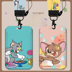 Cartoon card holder bus subway meal card holder access control badge work permit student kindergarten pick-up card holder wholesale