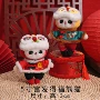 熊猫景点毛绒唐装公仔