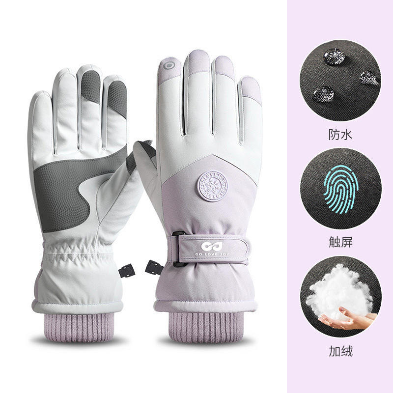 2023 invierno esquí ciclismo mujer antideslizante impermeable caliente pantalla táctil motocicleta hombres transfronteriza al por mayor