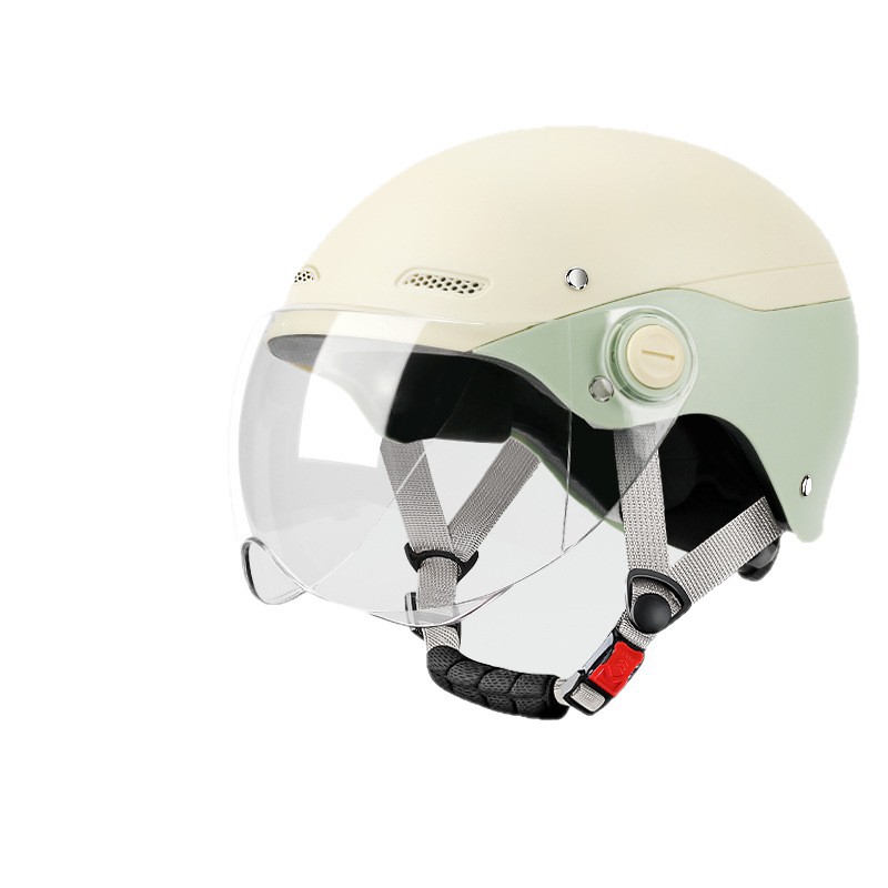 Nuevo casco de motocicleta eléctrica estándar nacional C certificado para hombres y mujeres cuatro estaciones de invierno coche de batería nueva gorra solar
