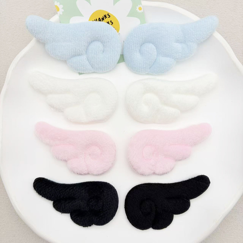 Hot Selling Double-Sided 7cm Super Soft Angel Wings Jewelry Accessories DIY Hat Socks Clothing Brooch Accessories Wholesale
