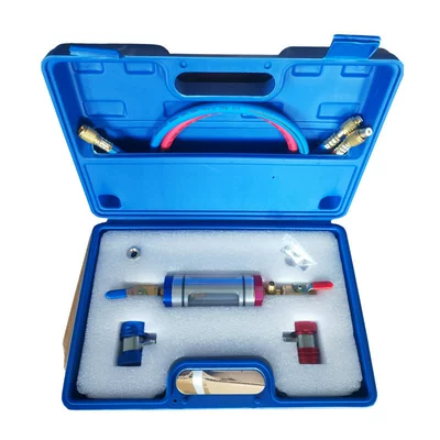 Car Air Conditioning Refrigerant Filler Vacuum Filter Analyzer Tool Refrigerant Oil Purity Testing Kit (Mühərrik tənzimləmə alətləri) - refrigeration-oil-mixture-regulator