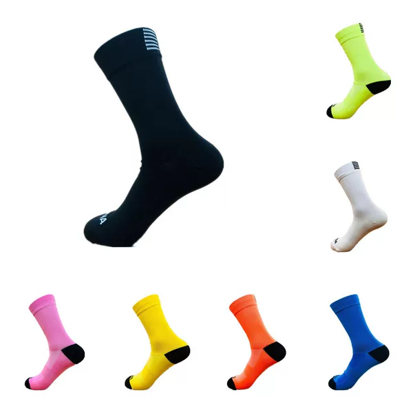 Rapha men and women outdoor sports compression cycling socks mountaineering solid color breathable running socks basketball socks