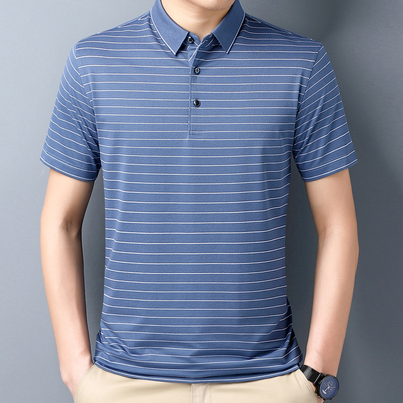 Trend elite silk fashionable casual T-shirt