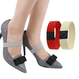Single-layer shoes high-heeled shoes lace to prevent heel drop shoelace does not heel elastic band women's shoes strap does not drop heel band