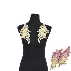 DIY sewing handmade beading lace corsage embroidery clothing accessories cheongsam dress performance clothing