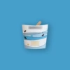 M blue ice cream