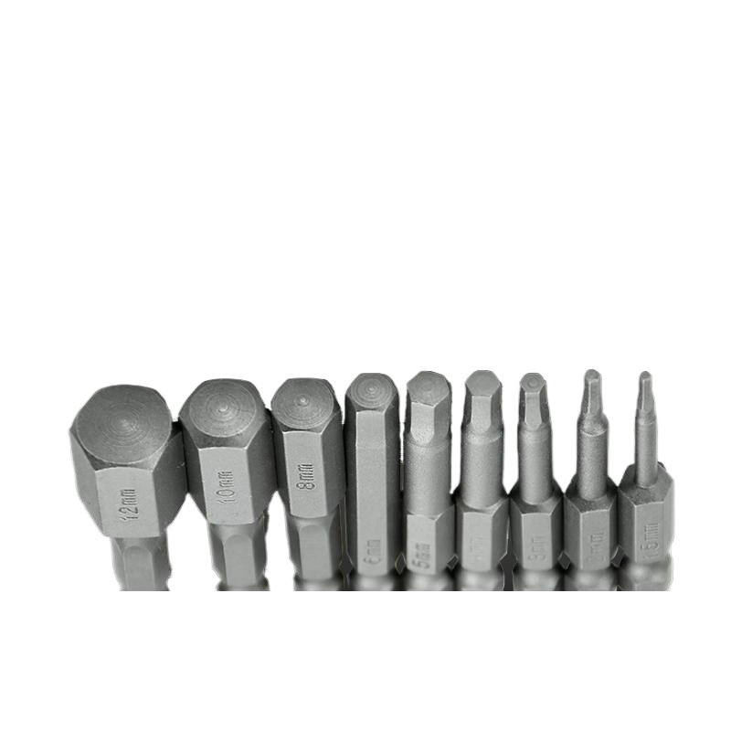 Alergar S2 aire hexagonal conector de lote conjunto de cabeza de destornillador neumático 1 / 4 destornillador eléctrico cabeza de lote eléctrica cuadrada fuerte imán