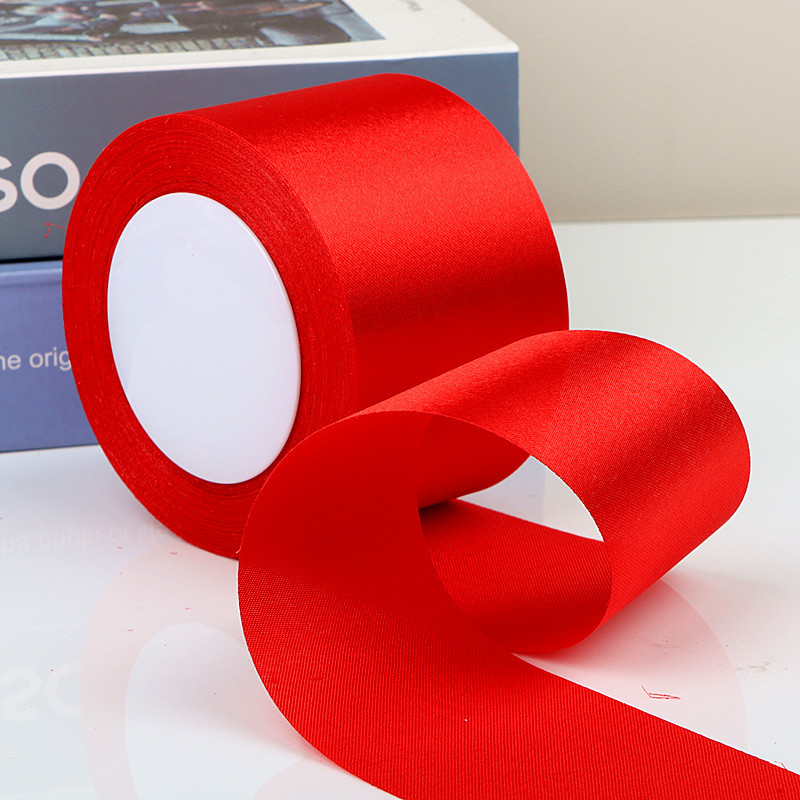 Cinta roja Cinta embalaje de regalo cinta de hornear boda Cinta Roja cinta Cinta Roja coche Cinta Roja tira de tela