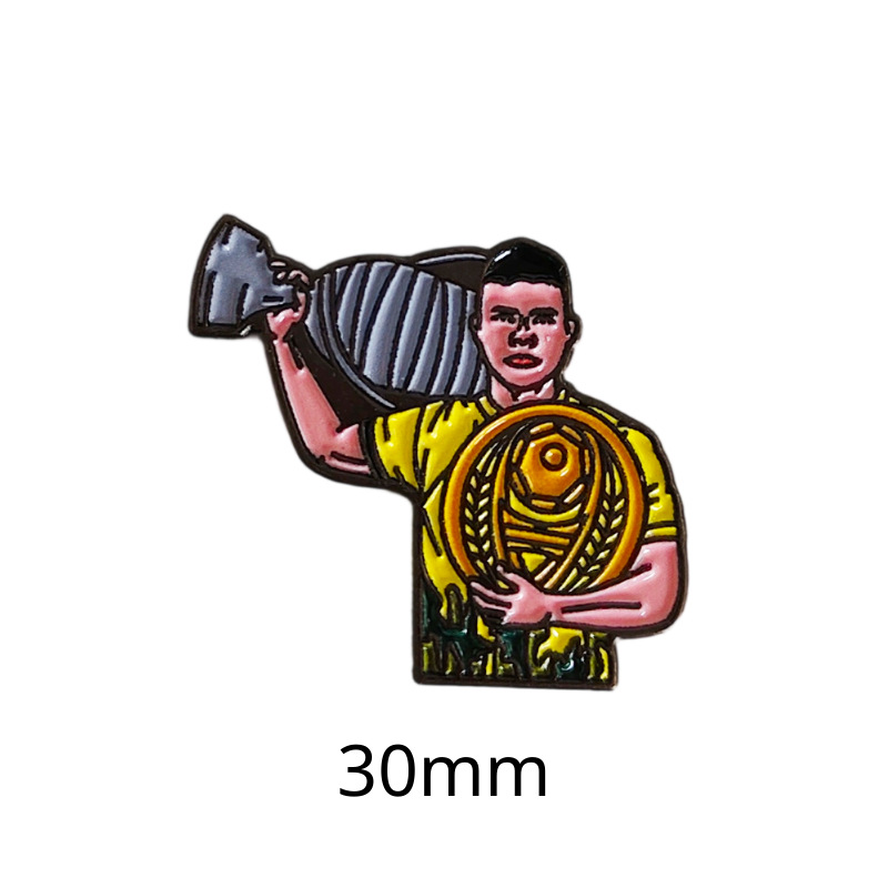 Insignias metálicas transfronterizas, pegatinas para teléfonos móviles, broches, Copa Mundial, Liga de Campeones, club de fútbol, insignias del Real Madrid, insignias del Liverpool al por mayor