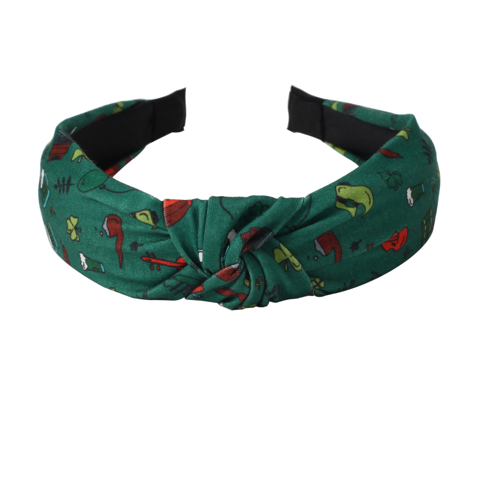 134g Weight Hair Band Hair Accessories Type 1 Piece Quantity Party, Festival Occasion St. Patrick Festival Shamrock Pattern All Seasons Season Women's Gender Classic Style Style Green Color Classic Style Women's Shamrock Cloth Hair Band 15
