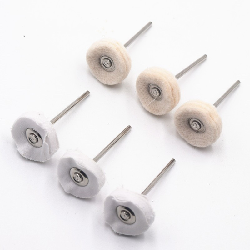 羊毛绒磨头 羊绒头 白布轮 羊毛轮毛毡轮 抛光佛珠木头镜面玻璃