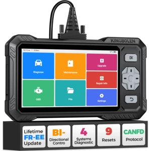 Kingbolen S608 4-System Automotive Fault Diagnosis Instrument Detector Multi-Language Configuration Obd Export Version