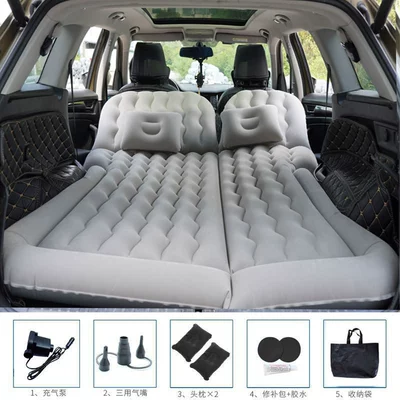 Vehicle-mounted inflatable bed – Seat - suv175-trunk-rear-seat-without-pedestal-gray-headrest-electric-pump