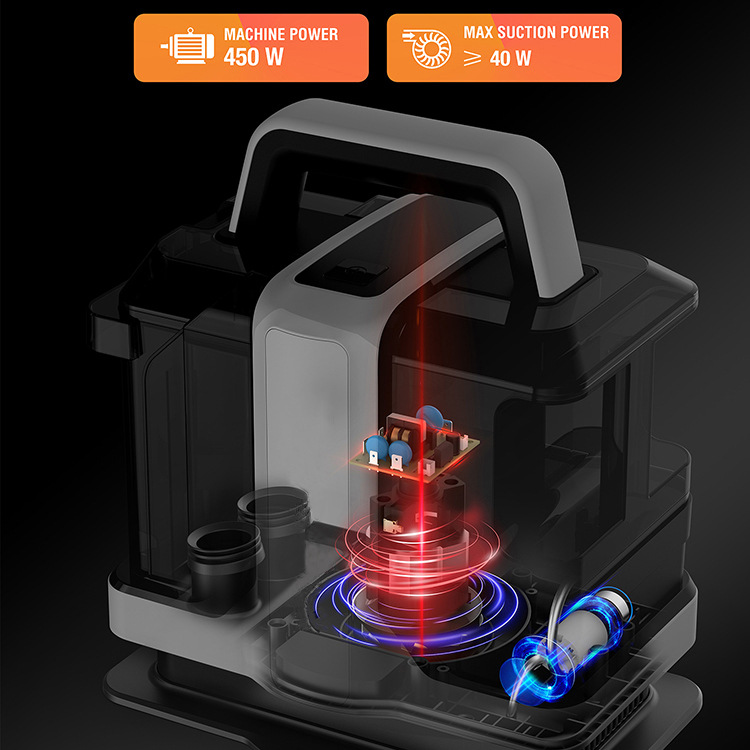 W05 Fabric Cleaning Machine Sofa Curtain Mattress Carpet Intelligent Multi-function Cleaning Machine Small All-in-one Machine