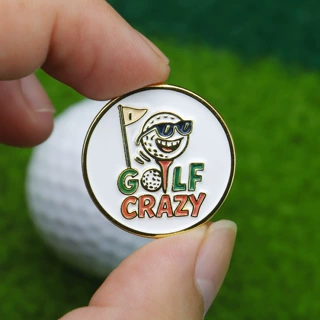 新款Golf Ball Marker Hat Clip金属磁吸帽夹配搪瓷烤漆球标马克