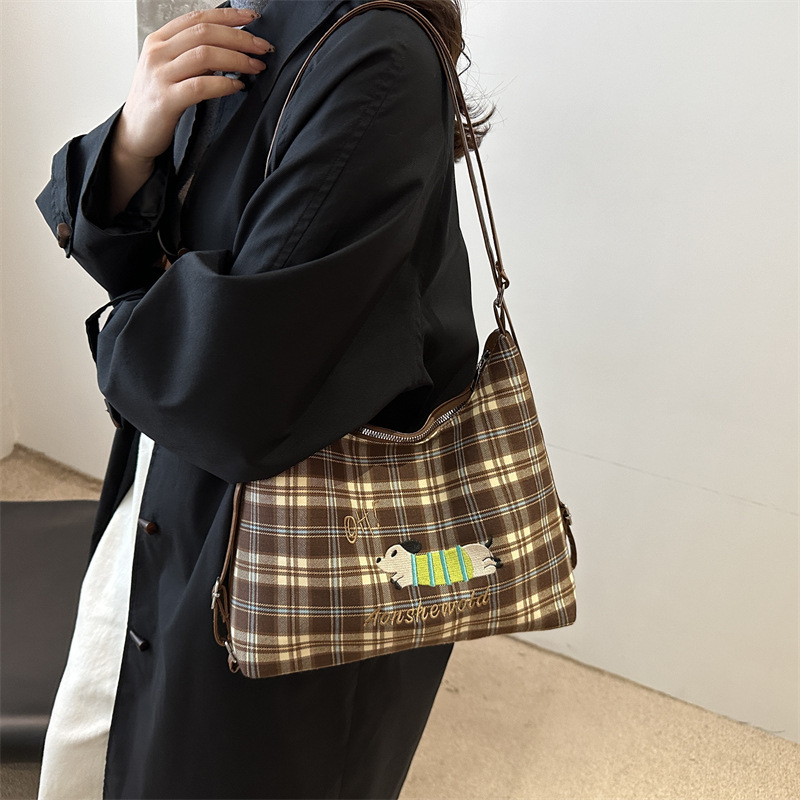 Bolso de gran capacidad para viajar mujeres 2024 nuevo estilo de moda extranjera mochila de hombro mochila de hombro de hombro