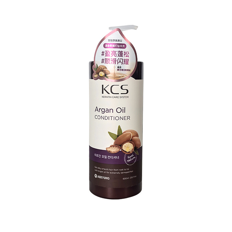 韩国KCS可希丝盈亮蓬松丝柔水漾去屑健发丰盈洗发水护发素600ml|undefined