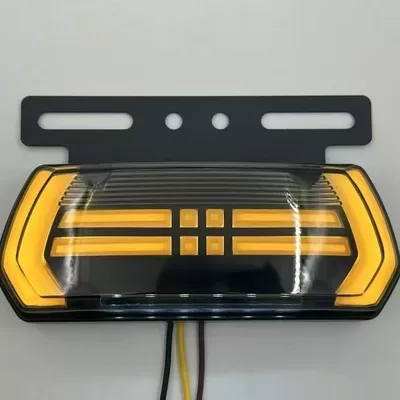 New truck magic color side light Width indicator light - black-shark-symphony-edge-light-24v-yellow