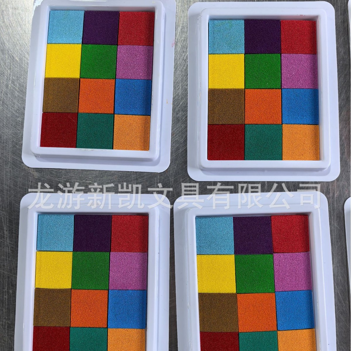 ��ͯ��ָ����ɫӡ�� ӡ̨ ��װ12ɫ24ɫDIY��ָ������ӡ��ӡ̨