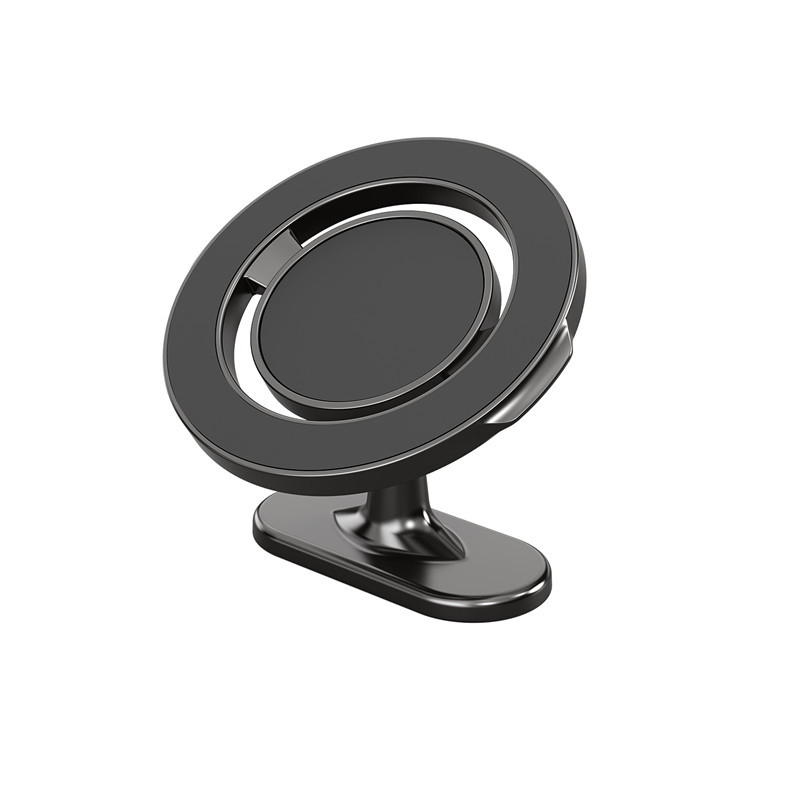 Car Mobile Phone Holder with Magnetic Attachment for Car Dashboard Navigation 360 ° Adhesive Magnetic Metal Stand