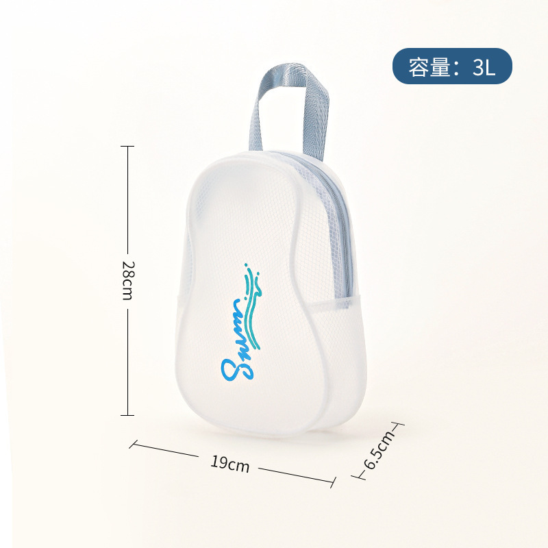 新款干湿分离游泳包pvc洗漱包手提防水收纳包运动包 女便携沙滩包|undefined