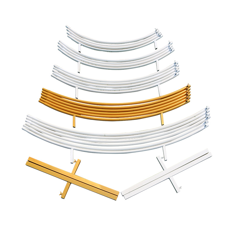 Nuevos apoyos de la boda anillo hierro arco sola varilla flor redonda puerta césped al aire libre boda Comercio Exterior Amazon