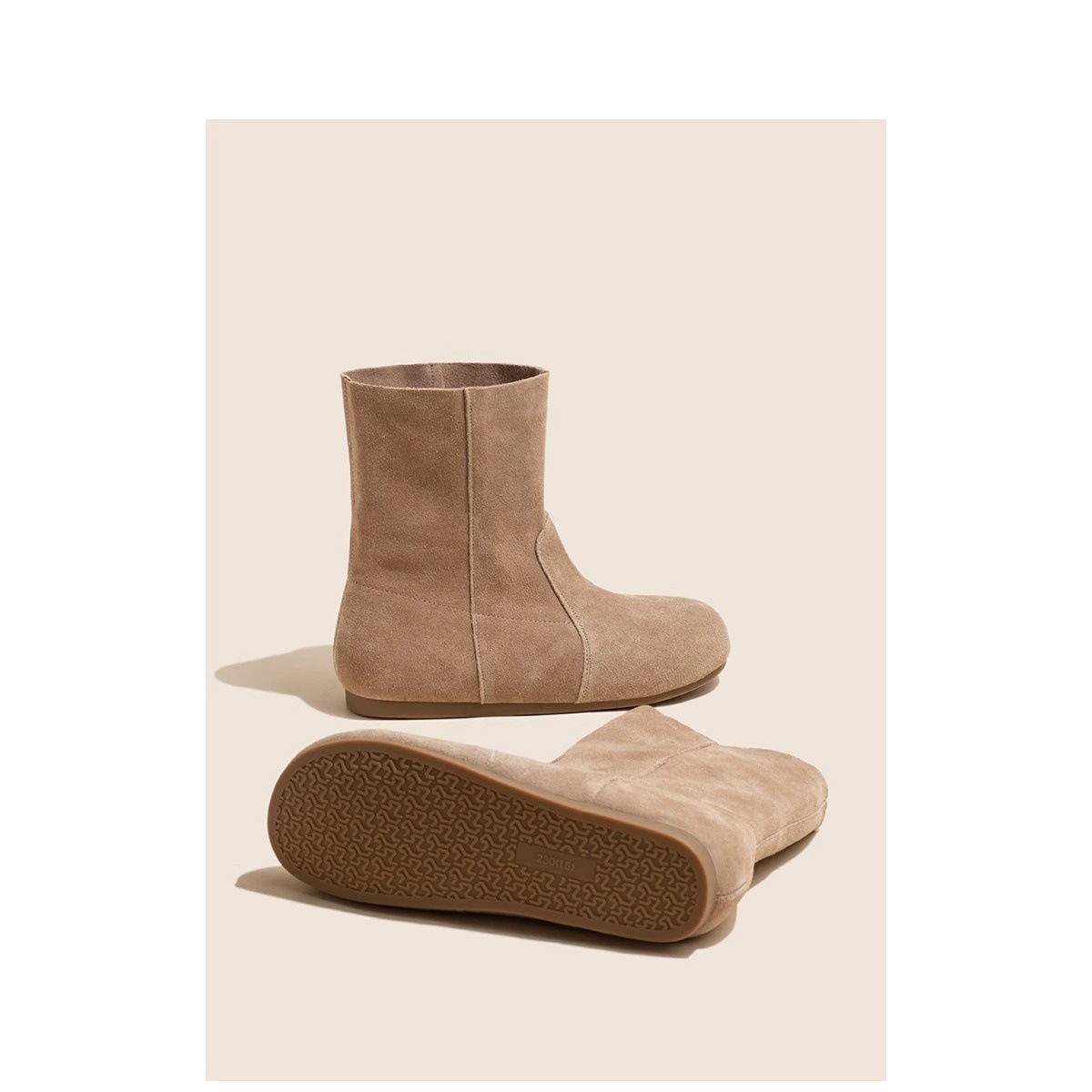 Herbst Single-Boot All-in-One Ärmel flache Retro Stiefel_voghion.com