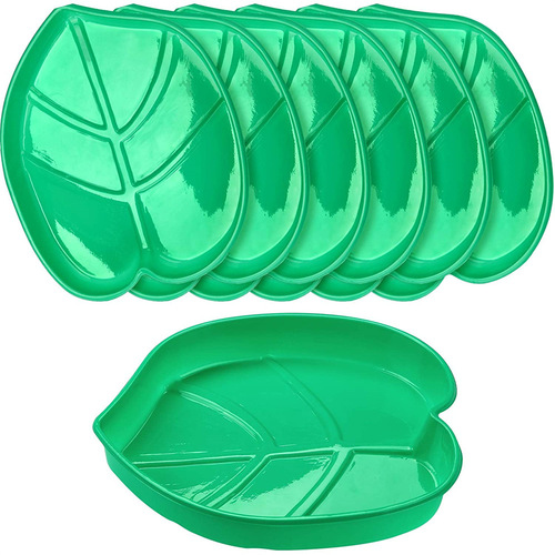 Hawaiian Tropical Style Tropical Leaf Shape Food Tray Turtle Leaf Food Plate Party Decoration