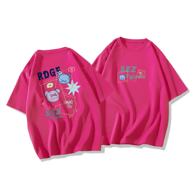 ルーズ半袖 Tシャツレディース半袖 2025 夏新作大型バージョンオーバーサイズデザインニッチトップイントレンド