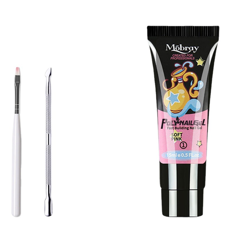 Set de Herramientas de Gel de Extensión de Uñas de Cristal, Gel de Extensión Rápida, Gel de Fototerapia UV, Belleza Transfronteriza