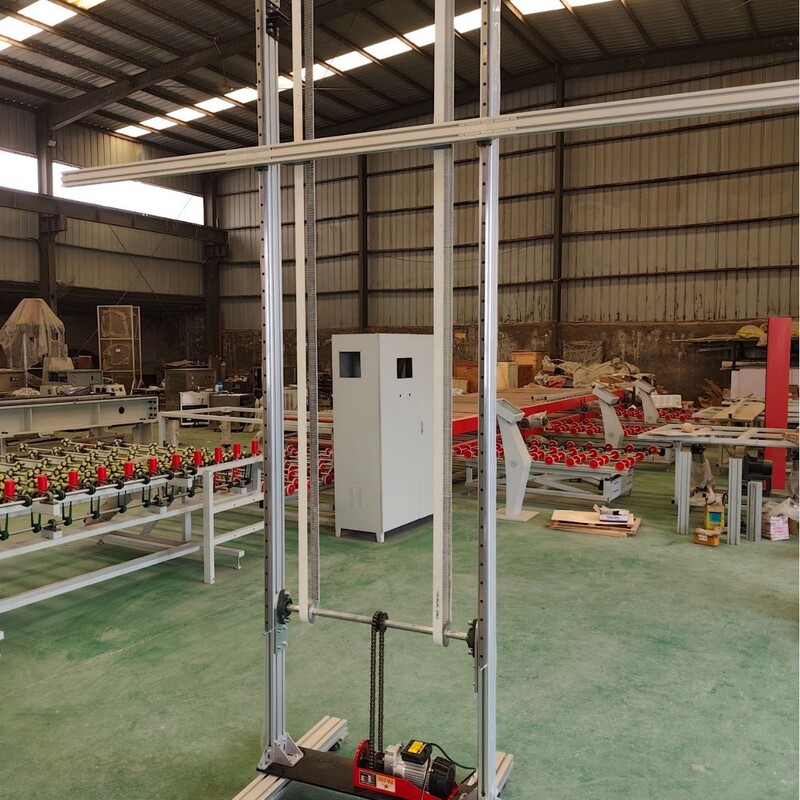 Lift with dual columns and dual guide rails, crossbar does not shake, can be stopped at any height, for inspection of curtains, blinds, and sheer curtains