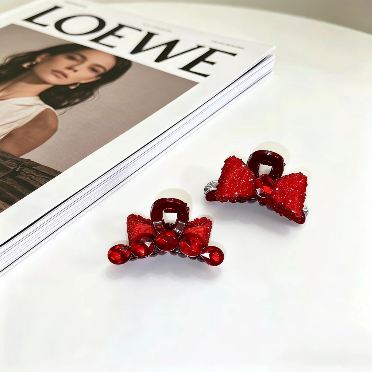 84#【레드】ab 나비넥타이【4.5cm】